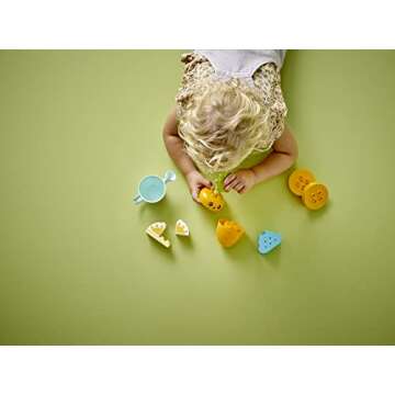 LEGO DUPLO My First Growing Carrot 10981, Stacking Toys for Babies 1.5+ Years Old with 4 Vegetable Bricks, Learning Educational Toy for Toddlers