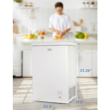 Compact Black+Decker 2.7 Cu. Ft. Chest Freezer