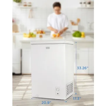 Compact Black+Decker 2.7 Cu. Ft. Chest Freezer