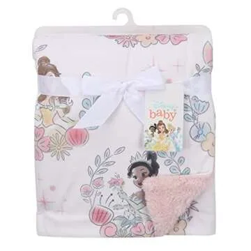 Lambs & Ivy Disney Princesses Baby Blanket for Cuddles