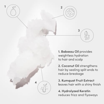 Hydrating OUAI Medium Conditioner with Coconut Oil