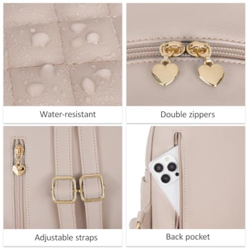 ECOSUSI Mini Backpack Purse Cute Stylish Travel Bag