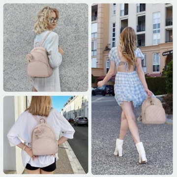 ECOSUSI Mini Backpack Purse Cute Stylish Travel Bag