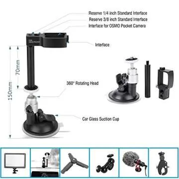 Reliable Camera Car Bracket for DJI OSMO Pocket