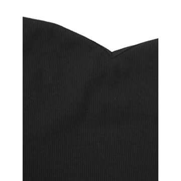 Floerns Women's 2 Piece Outfit Summer Plain Tube Crop Top with Shorts A Multi S