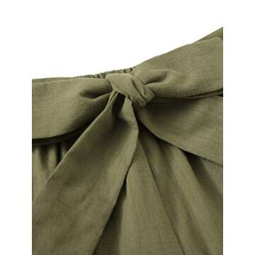 Floerns Women's 2 Piece Outfit Summer Plain Tube Crop Top with Shorts A Multi S