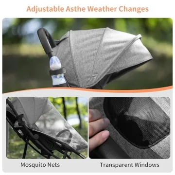 CAPCAPA Lightweight Compact Travel Stroller for Airplane