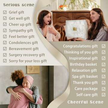 Care Package for Women,12PC Get Well Gifts for Women After Surgery,Birthday,Get Well Soon,Grief,Symp...