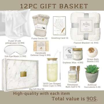 Luxurious Care Package for Women - 12PC Gift Box