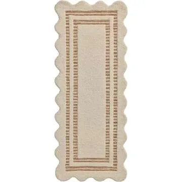 Loloi Chris Loves Julia Scottie Collection SCO-01 Ivory/Rust 3'-6" x 5'-6", .87" Pile Height, Accent Rug