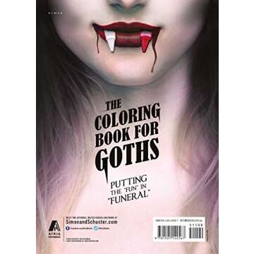 The Coloring Book for Goths: The World's Most Depressing Book
