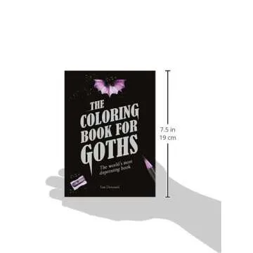 The Coloring Book for Goths: The World's Most Depressing Book
