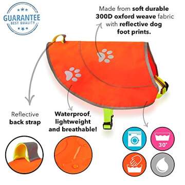 Funtone Reflective Dog Hunting Vest for Safety & Comfort