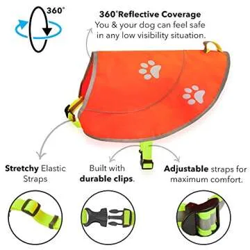 Funtone Reflective Dog Hunting Vest for Safety & Comfort