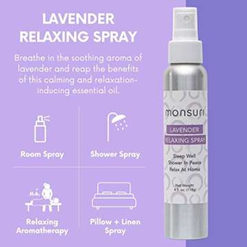 Shower Spray Aromatherapy Spa Room Oils: A Steam Spray Shower Mist Trio for a Luxurious Self Care at Home Spa Day. Eucalyptus Spray Shower, Lavender Aromatherapy Essential Spray and Citrus Spa Spray.