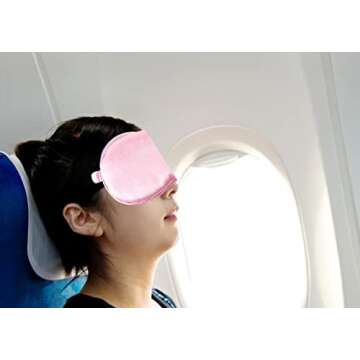 Sleep Eye Mask for Sleeping,Soft and Comfortable Fabric, Eye Shade Cover for Travel,Nap,Night