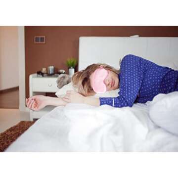 Sleep Eye Mask for Sleeping,Soft and Comfortable Fabric, Eye Shade Cover for Travel,Nap,Night