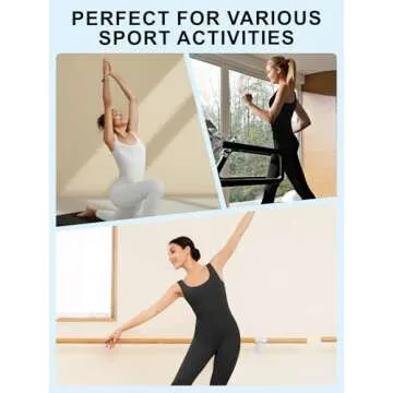 speerise Women Slimming Sleeveless Bodysuit Tank Leotard Jumpsuits Romper for Women, Girls for Gym, ...