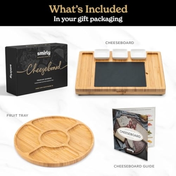 SMIRLY Charcuterie Board Set: Perfect Gift for Every Occasion