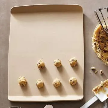 Pampered Chef Stoneware Cookie Sheet - Ideal for Baking