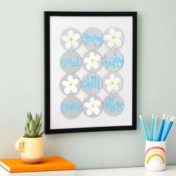 Juvale 50-Pack of Small Round Mirrors for Crafts, 3-Inch Glass Tile Circles for Wall and Table Decor...