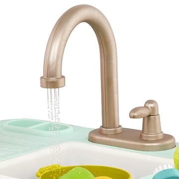 B. toys Splash-n-Scrub Sink Playset with Color Changing Accessories