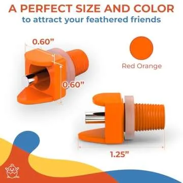 Lil'Clucker Horizontal Chicken Waterer Nipples, Pack of 15 Chicken Nipple Waterer with Drill Bits, E...