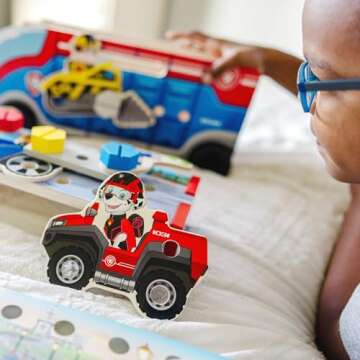 Melissa & Doug PAW Patrol Match & Build Mission Cruiser - FSC Certified