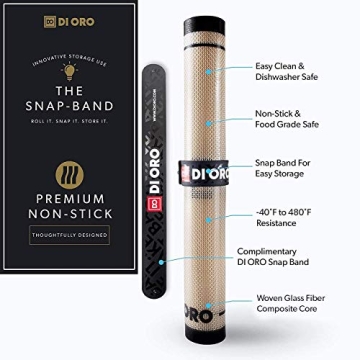 Di Oro Silicone Baking Mats - Nonstick & Reusable Kitchen Essential