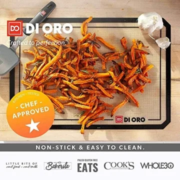 Di Oro Silicone Baking Mats - Nonstick & Reusable Kitchen Essential