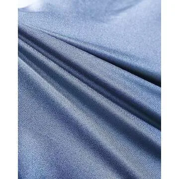 YUZHOU Men's Solid Swim Briefs Low Rise Beach Bikini with Adjustable Drawstring Quick Dry Swimsuit for Men Swimwear(2202-Sky Blue-L)