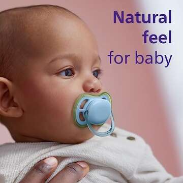 Philips Avent Ultra Air Pacifier - 4 x Light, Breathable Baby Pacifiers for Babies Aged 0-6 Months, ...