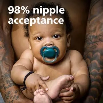 Philips Avent Ultra Air Pacifier - 4 x Light, Breathable Baby Pacifiers for Babies Aged 0-6 Months, BPA Free with Sterilizer Carry Case, SCF085/48