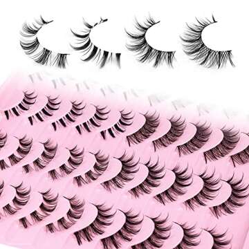 Manga Lashes 20 Pairs Vegan False Eyelashes for All Occasions