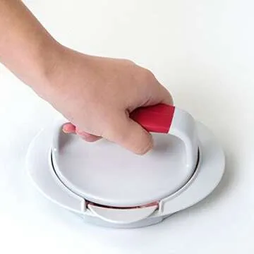 LBLWJD Burger Press Hamburger Press Patty Maker Mold Perfectly for Hamburger Patties, Regular Beef Burger, Non Stick Kitchen Barbecue Tool Grilling Accessories (White)