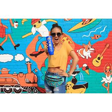 Leakproof Hidden Flask - 2 Secret Sunscreen Flasks For Liquor - Large 10oz Empty Alcohol Containers ...