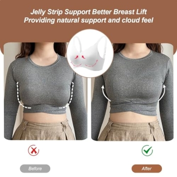 OEAK Wireless Push Up Bra Comfortable Support for Women