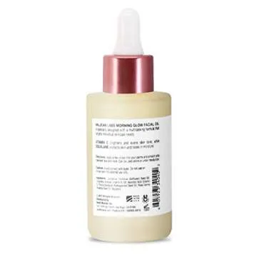 VALJEAN LABS Morning Glow Facial Oil, Vitamin C & Squalane, All Skin Types, Hydrating & Brightening,...