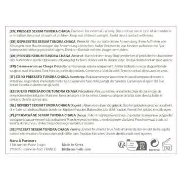 BLITHE Pressed Serum Chaga Mushroom - Advanced Anti-Aging Cream