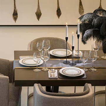 Elegant Black Candle Holder Set of 3 for All Occasions