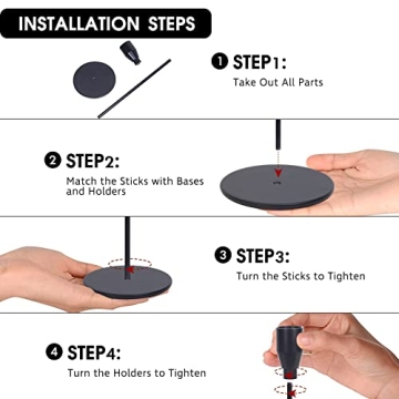 Elegant Black Candle Holder Set of 3 for All Occasions