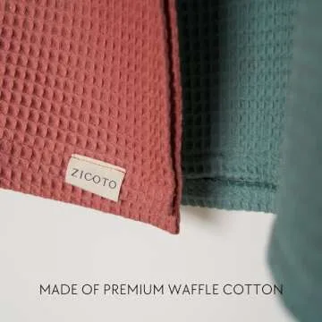 ZICOTO Soft Hooded Beach Towel for Kids - Cute Towel for Babies and Toddler Made of Waffle Cotton - Perfect Lightweight and Absorbent for Bath, Beach, Pool