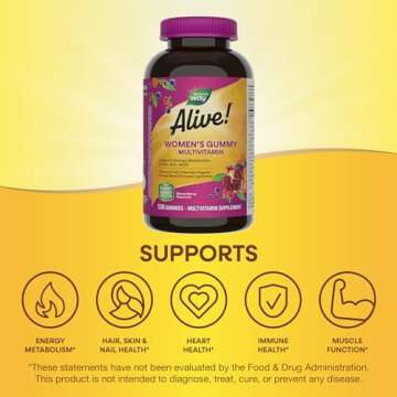 Nature's Way Alive! Women's Gummy Multivitamins for Vitality