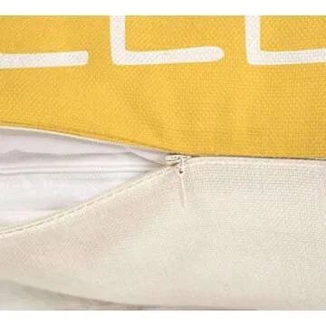 4TH Emotion Summer Hello Sunshine Pillow Cover for Home