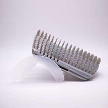 PoshGroom Cat Self Groomer, 2 Pack Wall Corner Scratchers with Catnip Soft Cat Brushes Self-Grooming Massage Comb for Long Short Fur Kitten Indoor Cats