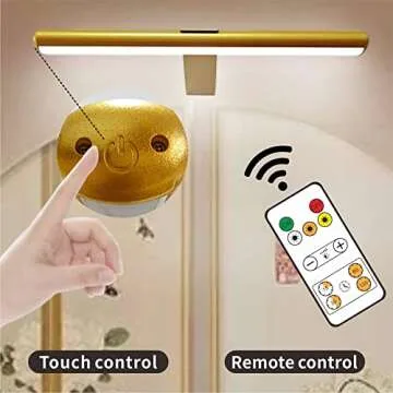 Arixinks LED Picture Light with Remote, Rechargeable - 16'' Full Metal Art Display Light, Brightness Dimmable Timer Off for Pictures, Paintings, Gallery Frame, Darboard