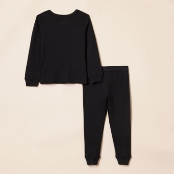 Toddler Boys' Thermal Underwear Set - Cozy Black Basics