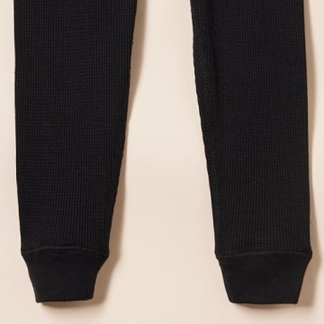 Toddler Boys' Thermal Underwear Set - Cozy Black Basics