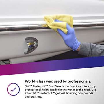 3M Perfect-It Boat Wax for Lasting Shine and Protection