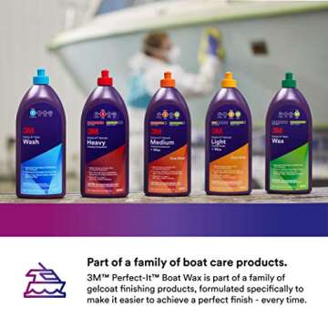 3M Perfect-It Boat Wax for Lasting Shine and Protection